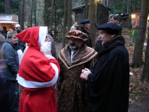 Cranach+Luther mit dem Möllensdorfer Weihnachtsmann